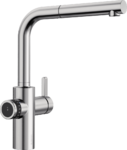 Кухонный смеситель BLANCO - EVOL-S Volume нерж сталь UltraResist рычаг справа (525211)
