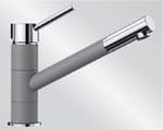 Кухонный смеситель BLANCO - KANO алюметаллик-хром (525029)