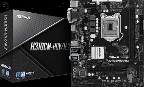 Материнская плата ASROCK - H310CM-HDV/M2
