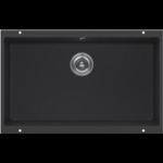 Кухонная мойка KUCHENSTERN - UNDER 80 Ku-Granit антрацит 103AN10 (KS-800115)