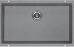 Кухонная мойка KUCHENSTERN - UNDER 80 Ku-Granit титан 103TN10 (KS-800119)
