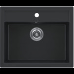 Кухонная мойка KUCHENSTERN - TOP 60 Ku-Granit черный 106BL10 (KS-800090)