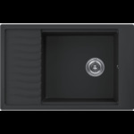 Кухонная мойка KUCHENSTERN - BRETT 60 Ku-Granit антрацит 111AN10  (KS-800017)