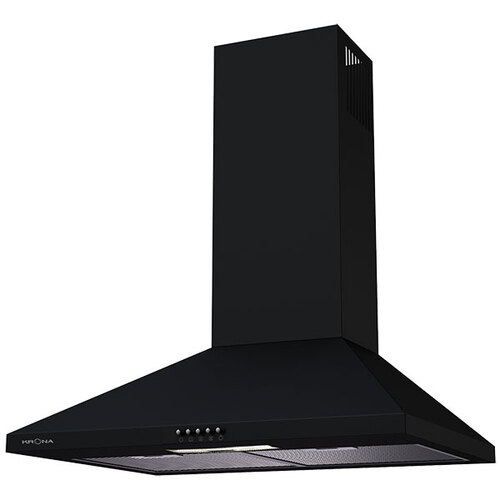 Вытяжка KRONA STELL - JANNA 600 black push button