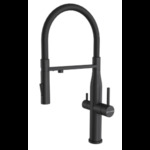 Кухонный смеситель KUCHENSTERN - ELIT-FE черный 407BL40 (KS-800197)