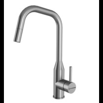 Кухонный смеситель KUCHENSTERN - FILA-S нержавеющая сталь 411SS40 (KS-800204)