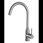 Кухонный смеситель KUCHENSTERN - TIDA нержавеющая сталь 408SS40 (KS-800227)