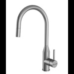 Кухонный смеситель KUCHENSTERN - TIDA-S нержавеющая сталь 409SS40 (KS-800231)