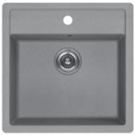 Кухонная мойка KUCHENSTERN - TOP 50 Ku-Granit титан 105TN10 (KS-800083)