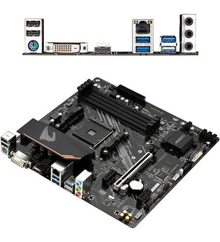 Материнская плата GIGABYTE - A520M AORUS ELITE A520M AORUS ELITE