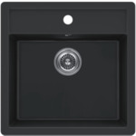 Кухонная мойка KUCHENSTERN - TOP 50 Ku-Granit черный 105BL10 (KS-800084)