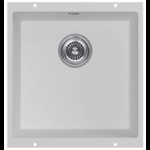 Кухонная мойка KUCHENSTERN - UNDER 50 Ku-Granit белый 100WH10 (KS-800098)