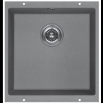 Кухонная мойка KUCHENSTERN - UNDER 50 Ku-Granit титан 100TN10 (KS-800101)