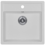 Кухонная мойка KUCHENSTERN - TOP 50 Ku-Granit белый 105WH10 (KS-800080)