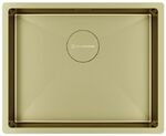 Кухонная мойка KUCHENSTERN - KRAFT 60 AISI 304/R10 золото 502GL50 (KS-800155)