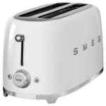 Тостер на 4 ломтика белый SMEG - TSF02WHEU