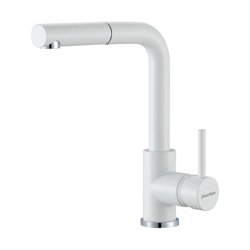 Кухонный смеситель цвет белый матовый полностью PAULMARK - Ka214311-431TW