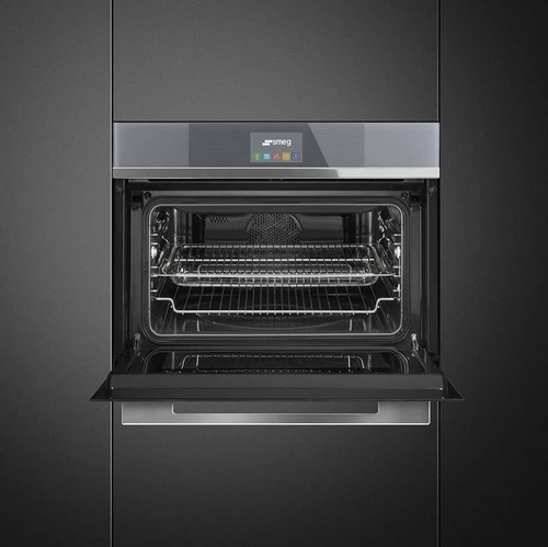 Духовой шкаф с СВЧ SMEG - SF4104MCS