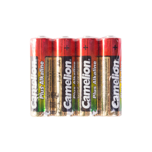 Батарейка CAMELION - LR6-SP4, Plus Alkaline, AA, 1.5V, 2800 mAh, 4 шт. в плёнке