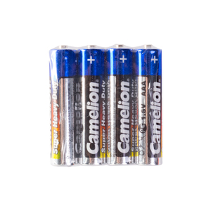 Батарейка CAMELION - R03P-SP4B, Super Heavy Duty, AAA, 1.5V, 550 mAh, 4 шт. в плёнка
