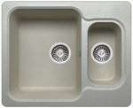 Кухонная мойка мрамор  POLYGRAN - F-09 серый