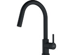 Кухонный смеситель FRANKE - Lina с выдв. шл. черный матовый (115.0626.053)