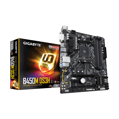 Материнская плата GIGABYTE - B450M DS3H 4719331803827