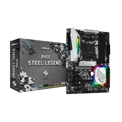 Материнская плата ASROCK - B450 STEEL LEGEND