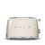 Тостер на 2 ломтика кремовый SMEG - TSF01CREU