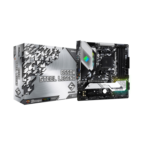 Материнская плата ASROCK - B550M STEEL LEGEND