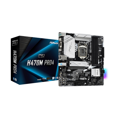 Материнская плата ASROCK - H470M PRO4