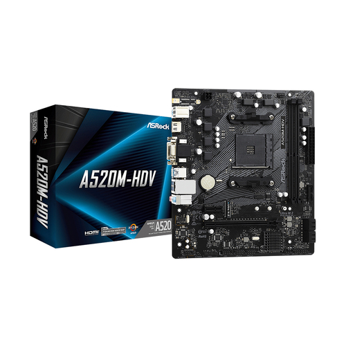 Материнская плата ASROCK - A520M-HDV