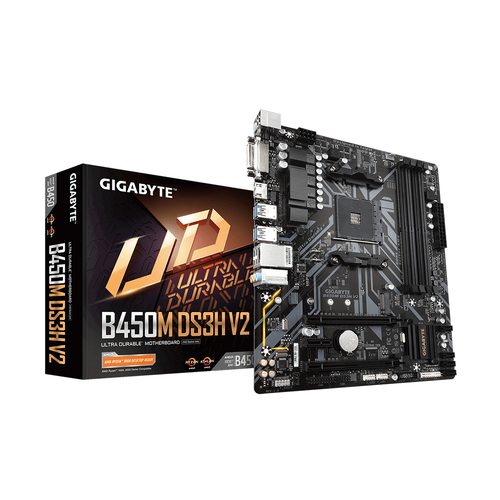 Материнская плата GIGABYTE - B450M DS3H V2