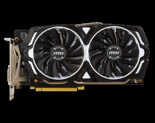Видеокарта MSI - GeForce GTX 1060 ARMOR 6G OCV1
