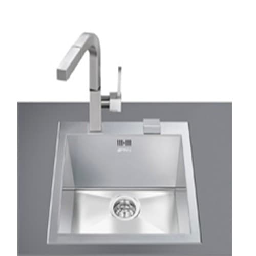 Мойка установка с бортиком 3 мм Smeg - VQ40RS-2 (доставка 4-6 недель) ID:SM011437