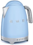 Чайник электрический с регулируемой температурой пастельный голубой SMEG - KLF04PBEU
