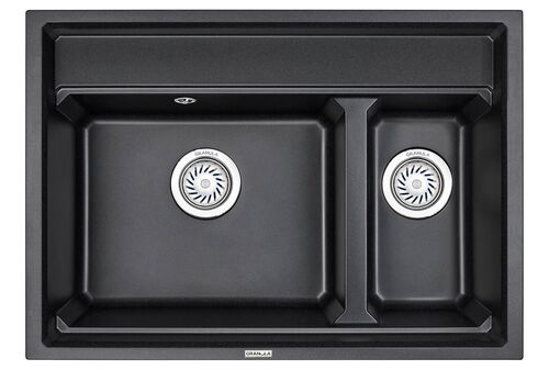 Кухонная мойка GRANULA - KS-7302, ЧЁРНЫЙ