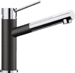 Кухонный смеситель BLANCO - ALTA-S Compact хром-черный (526161)