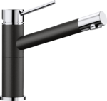 Кухонный смеситель BLANCO - ALTA Compact хром-черный (526162)