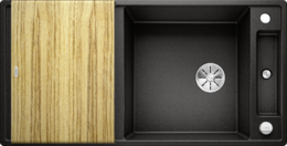 Кухонная мойка BLANCO - AXIA III XL 6 S черный разделочный столик ясень (525858)