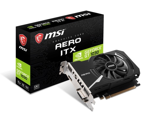 Видеокарта MSI - GT 1030 Aero ITX 2GD4 OC