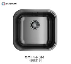 Кухонная мойка OMOIKIRI - OMI 44 U I GM сталь 4993191