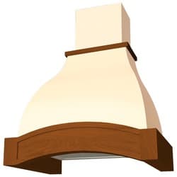 Вытяжка ELIKOR - Аркада 60П-650-П3Г (Белый муар/Дуб неокрашен.)