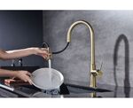 Кухонный смеситель PAULMARK - Galant - светлое брашированное золото (Ga213077-SBG)