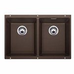 Кухонная мойка BLANCO - SUBLINE 350-350-U кофе (523583)