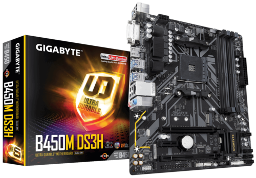 Материнская плата GIGABYTE - GA-B450M DS3H