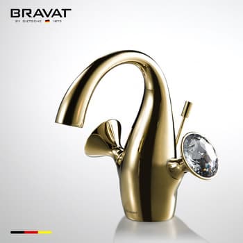 Смеситель для раковины - BRAVAT - F14287G POLAR SWAROVSKI