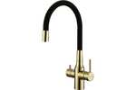 Кухонный смеситель PAULMARK - Salix - золото (Sa213419-G)