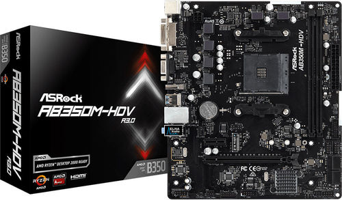 Материнская плата ASROCK - AB350M-HDV R3