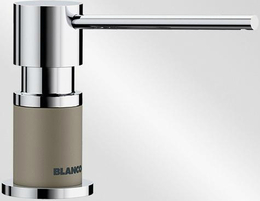 Кухонный дозатор BLANCO - LATO хром-серый беж (525816)